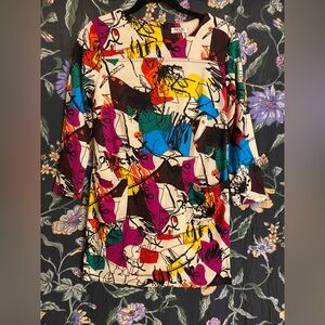 Meiling Fashion - Abstract Art Mini Dress